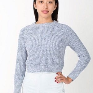 American Apparel Cropped Knit Sweater